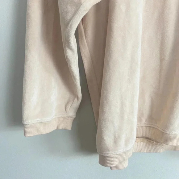 Aerie Blush Velour Sweatshirt - Picture 4 of 13